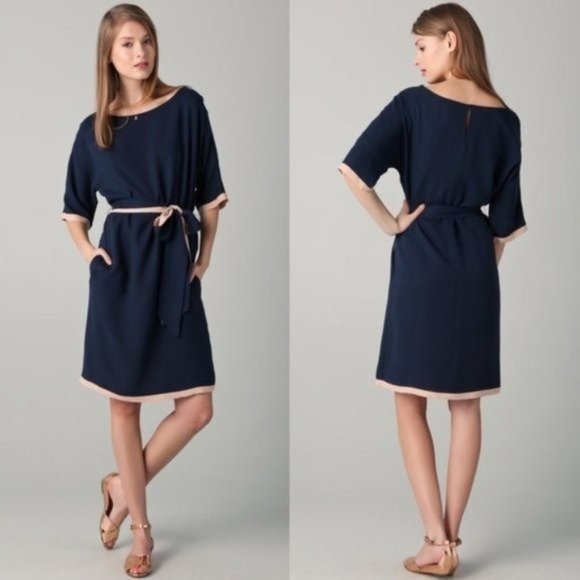 Marc By Marc Jacobs Dresses & Skirts - Marc By Marc Jacobs Paloma Contrast Silk Dress S